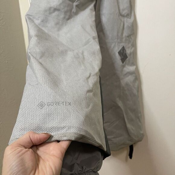 Spyder Womens The Terrain GTX Bib Silver Overalls Ski snowboard insulated Med - Picture 8 of 14